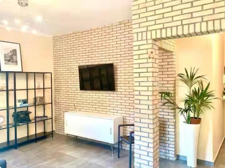 TV a/nebo společenská místnost v ubytování splendido appartamento