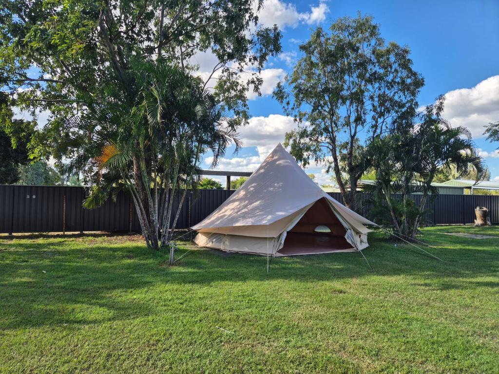 Zahrada ubytování Barcaldine Caravan Park
