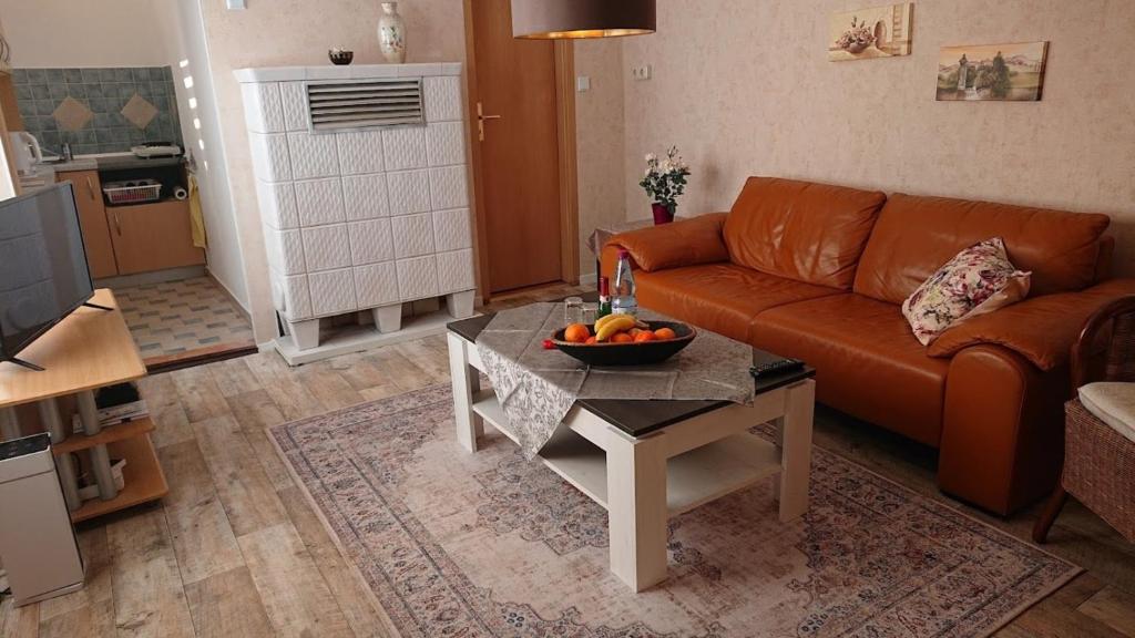 Kuchyň nebo kuchyňský kout v ubytování "Am Hirzberg"