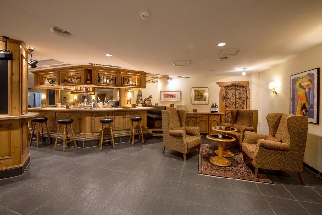 Kuchyň nebo kuchyňský kout v ubytování Silvretta Parkhotel