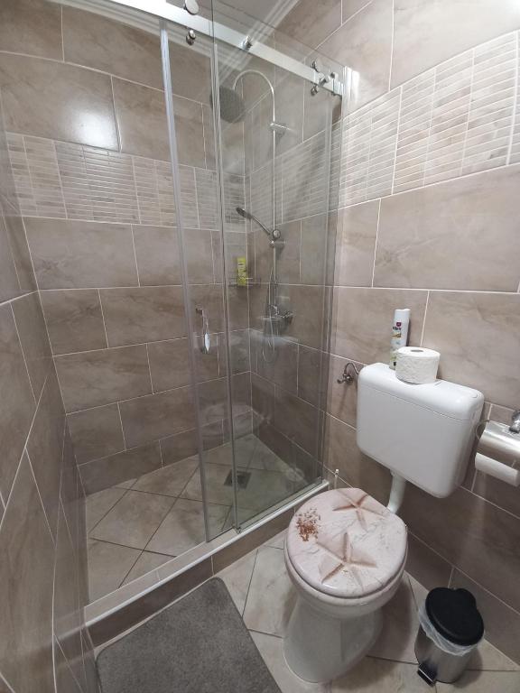 Łazienka w obiekcie Ilona Apartman