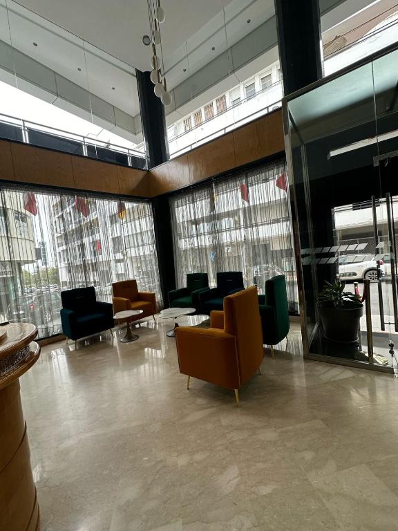 Posezení v ubytování Hotel La Capitale
