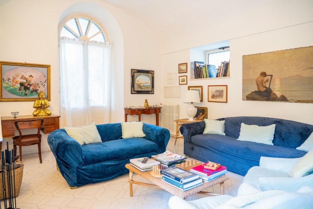 Posezení v ubytování Villa Aurora Caprese