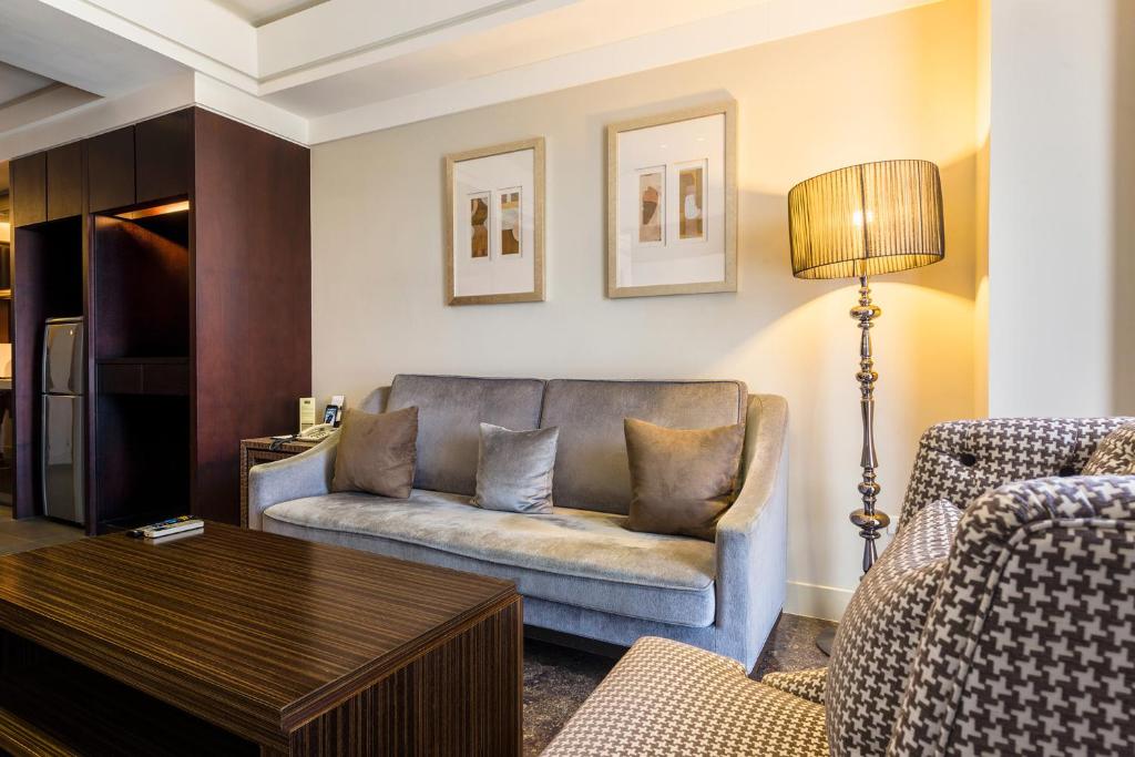 Posezení v ubytování Leofoo Residences