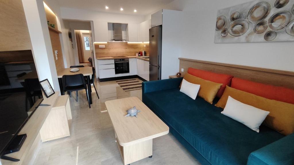 Η κουζίνα ή μικρή κουζίνα στο Thess1home Stellar