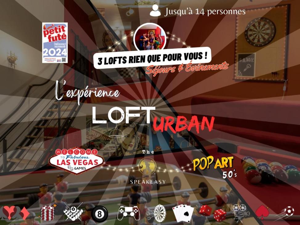 une capture d'écran d'un jeu de loterie dans un casino dans l'établissement Privatize 3 lofts 300 m2 & games bar by LOFT URBAN, à Saint-Étienne