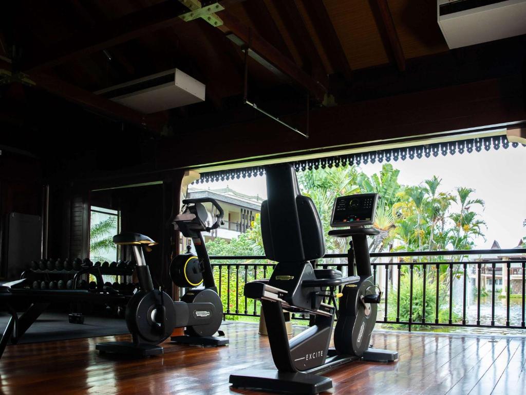 Fitness centrum a/nebo fitness zařízení v ubytování Sofitel Mauritius L'Imperial Resort & Spa