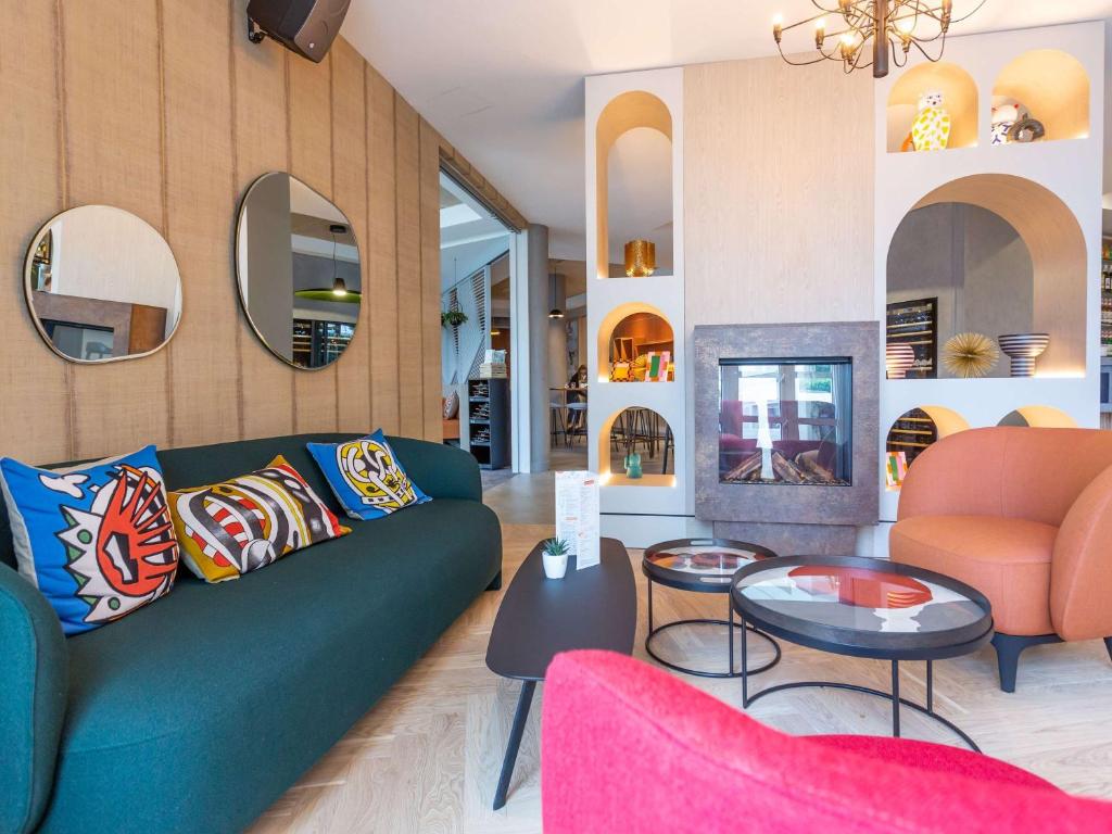 Posezení v ubytování Novotel Bourges