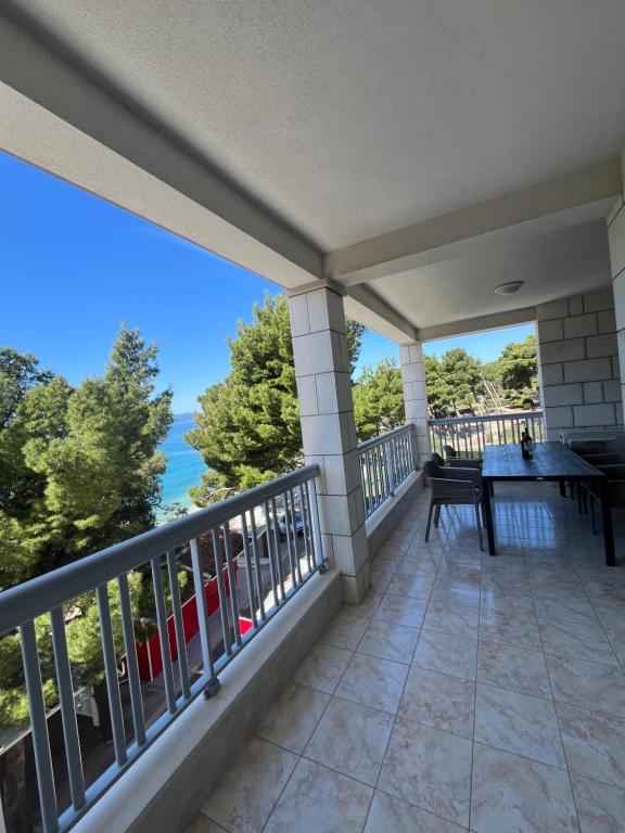 Balkón nebo terasa v ubytování Apartments Simic Makarska