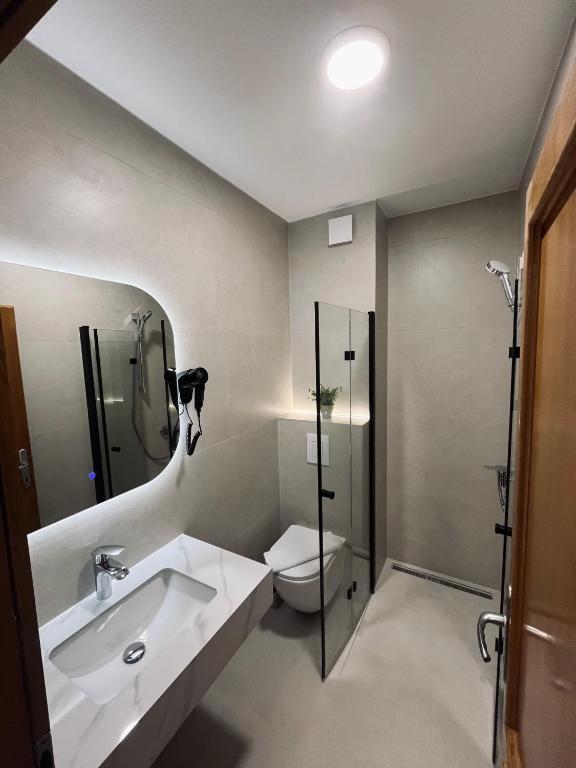 Koupelna v ubytování Apartments Simic Makarska