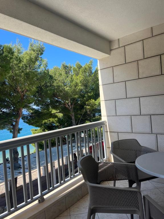 Balkón nebo terasa v ubytování Apartments Simic Makarska