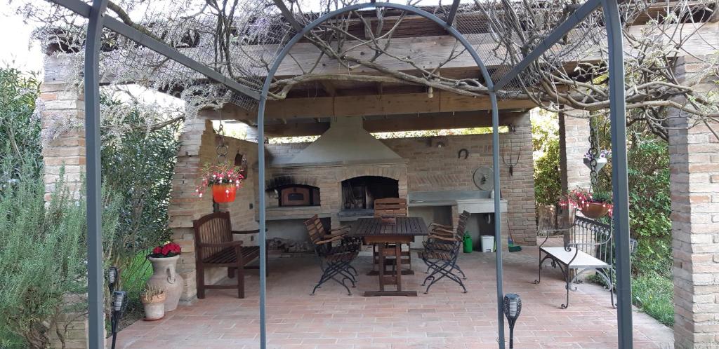 Patio nebo venkovní prostory v ubytování B&B Le Ripe