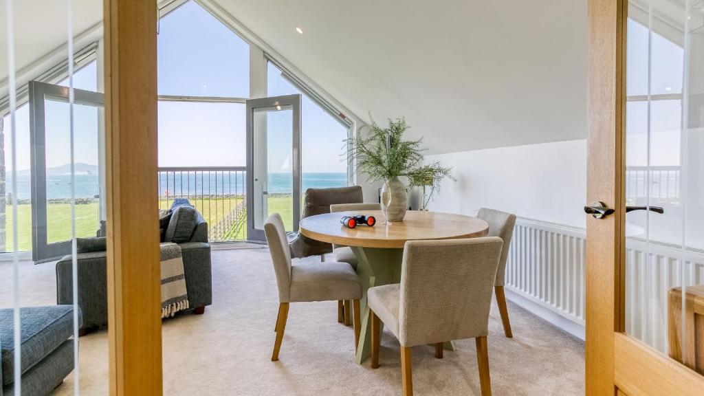 Posezení v ubytování Swn y Mor Trefadog