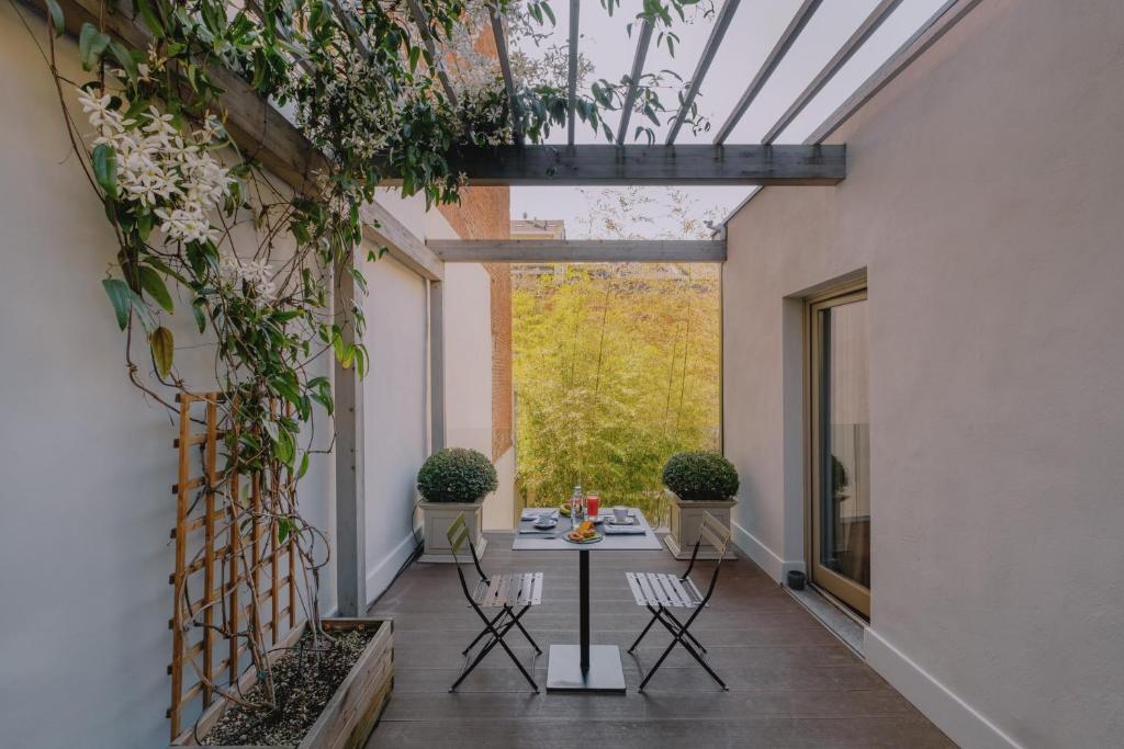Balkón nebo terasa v ubytování Opera35 Boutique Hotel