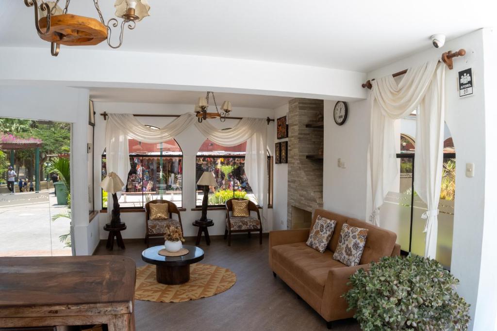 Posezení v ubytování Hotel Curasi