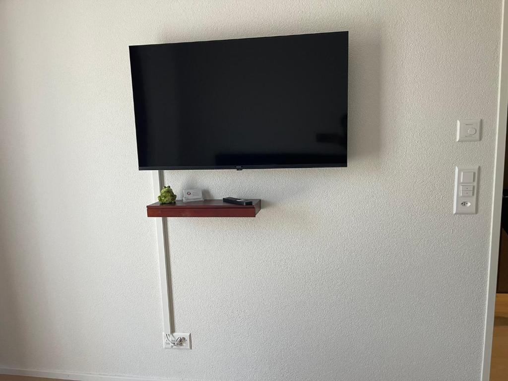 Televiisor ja/või meelelahutuskeskus majutusasutuses Hotel Swiss Bellevue Oberwangen