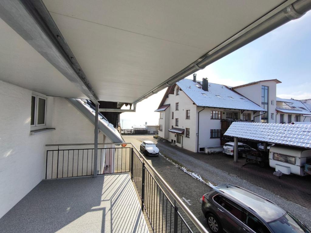 Balkón nebo terasa v ubytování Birkhofer See genießen - Aparthotel am Bodensee