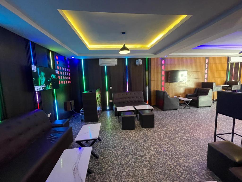 TV a/nebo společenská místnost v ubytování Presken Residence