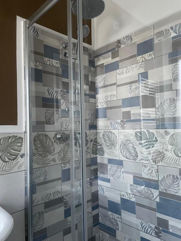 Koupelna v ubytování Hotel Riesco