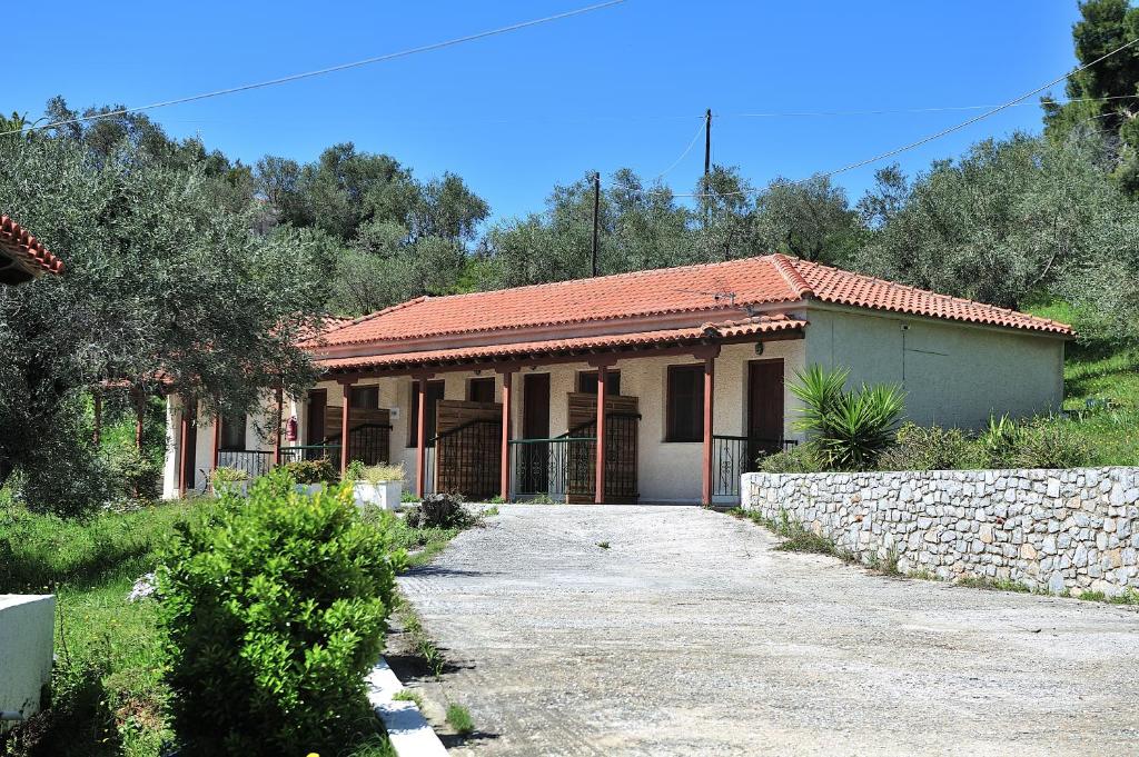Zahrada ubytování Vista Mare Skiathos