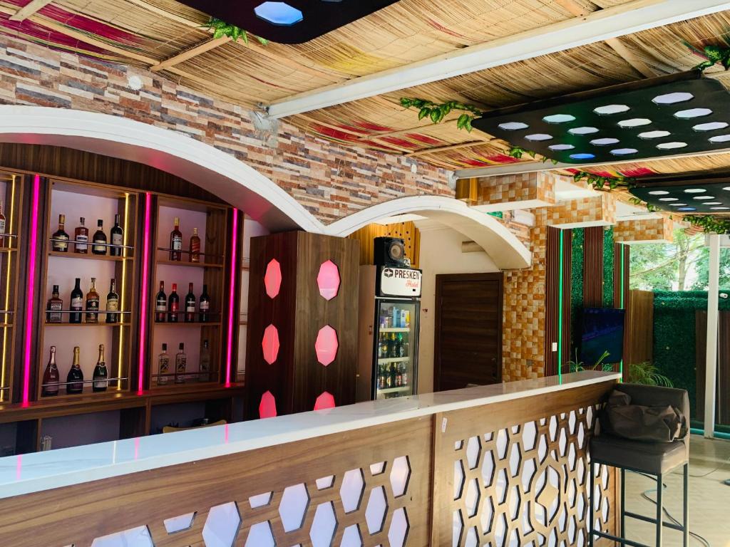 Lounge nebo bar v ubytování Presken Hotels @ Freedom Way, Lekki