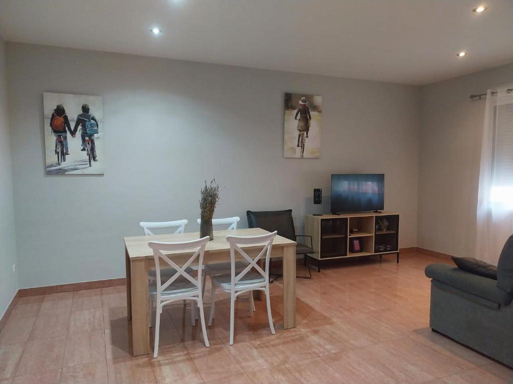 TV/trung tâm giải trí tại Casa Santa Úrsula