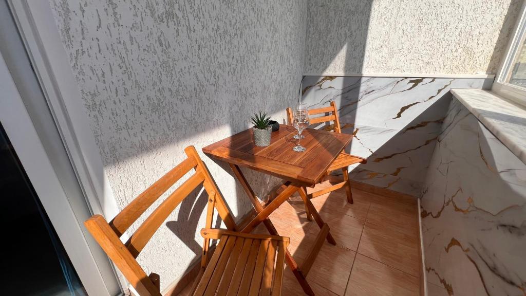 Posezení v ubytování Marina Apartment
