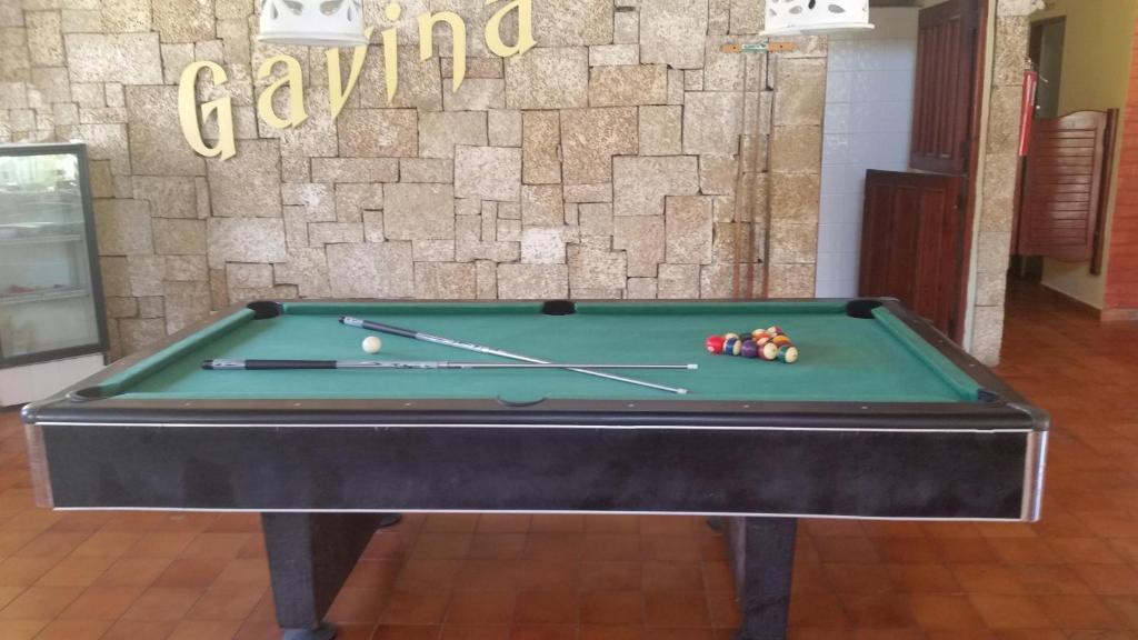 Biliár nebo kulečník v ubytování Hotel Voramar