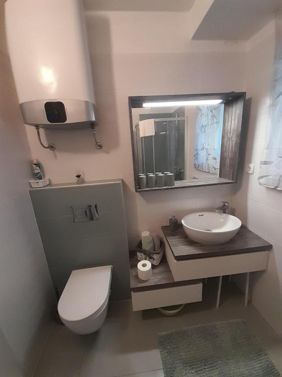 Kúpeľňa v ubytovaní Apartman RUBY