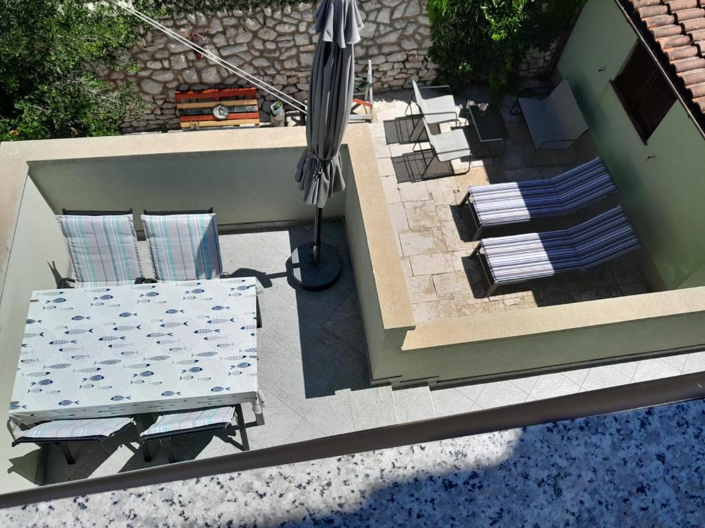 Balkón alebo terasa v ubytovaní Apartman RUBY