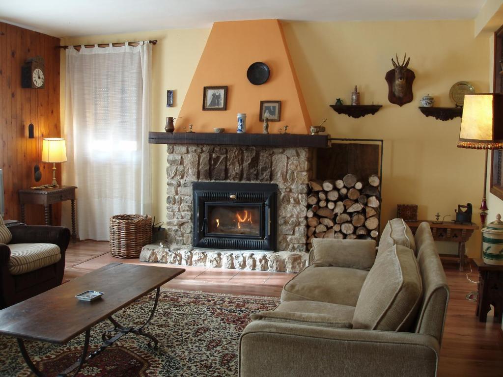 Χώρος καθιστικού στο Casa Sancho Viejo