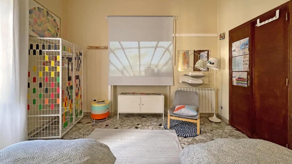 Postel nebo postele na pokoji v ubytování Three Rooms