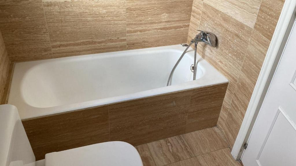 Koupelna v ubytování Piso Palacio centro