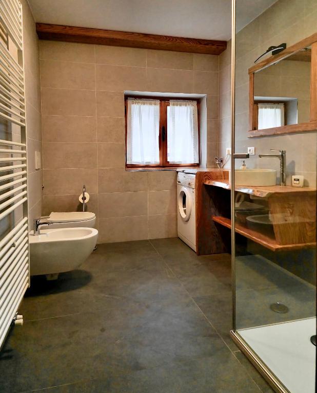 Koupelna v ubytování Chalet Nontiscordardime
