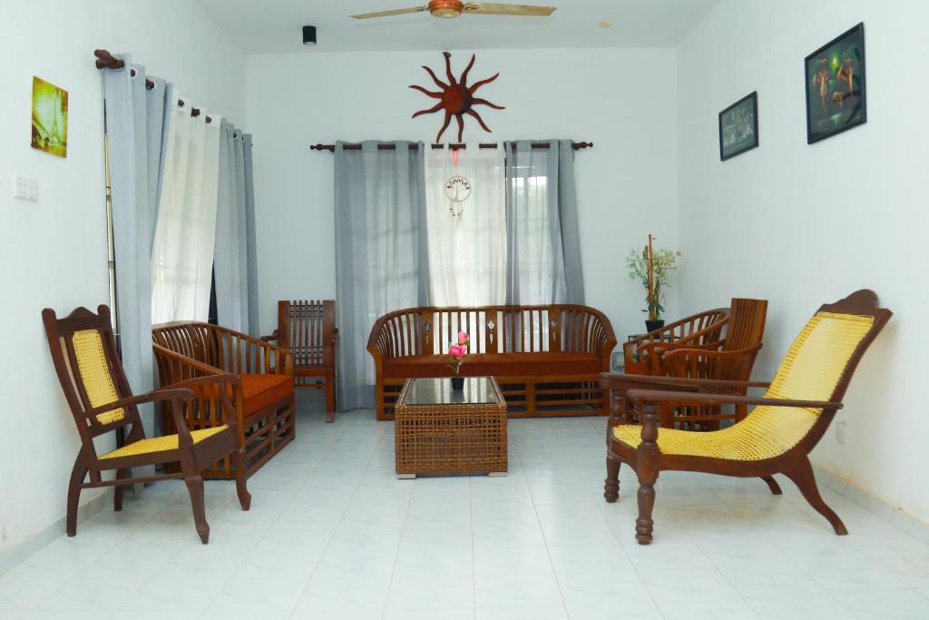 Posezení v ubytování Rosanuka Beach Villa