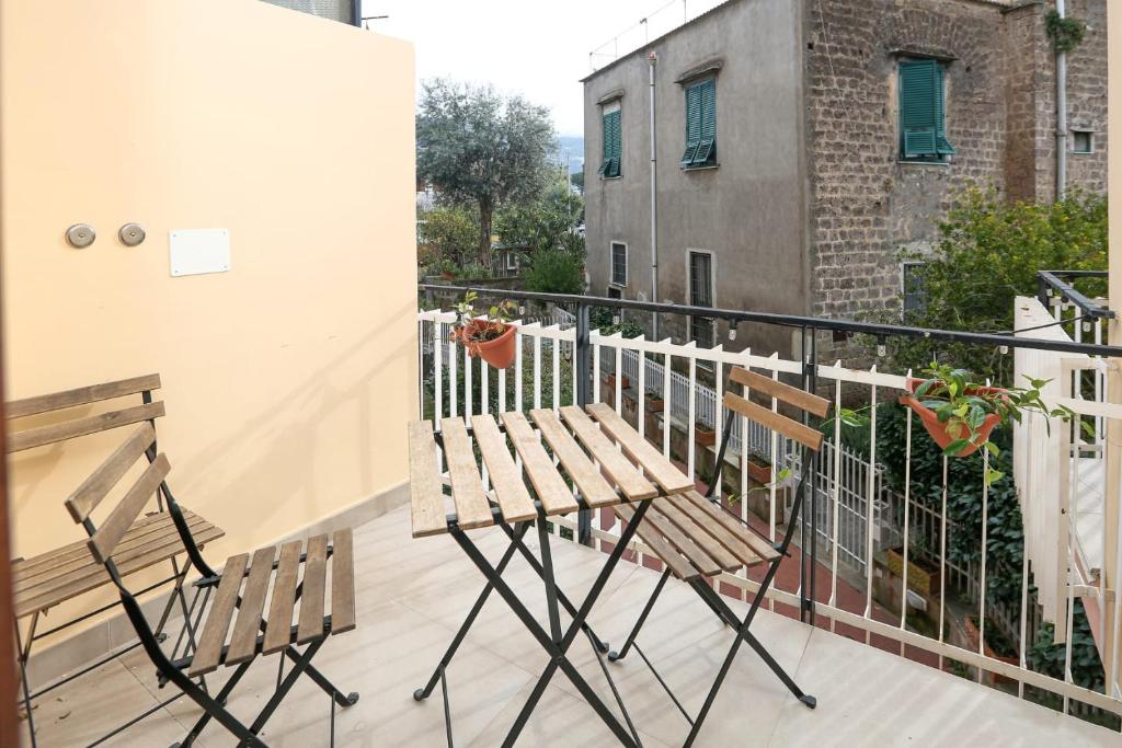 Balkón nebo terasa v ubytování Guest House Rione Cappuccini