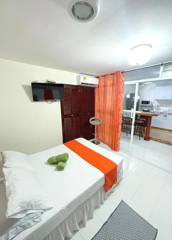 Postel nebo postele na pokoji v ubytování Apartment Angeluz