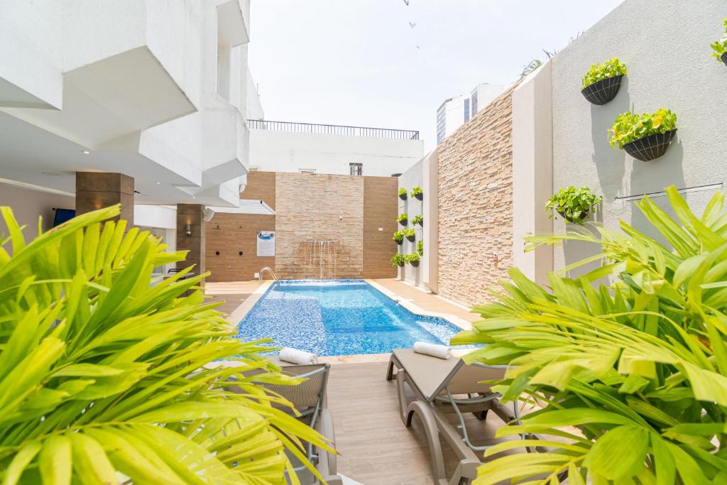 Bazén v ubytování Hotel Barlovento nebo v jeho okolí