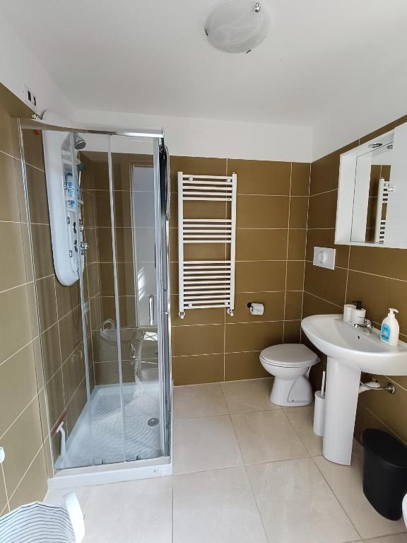 Koupelna v ubytování La casa di Simo
