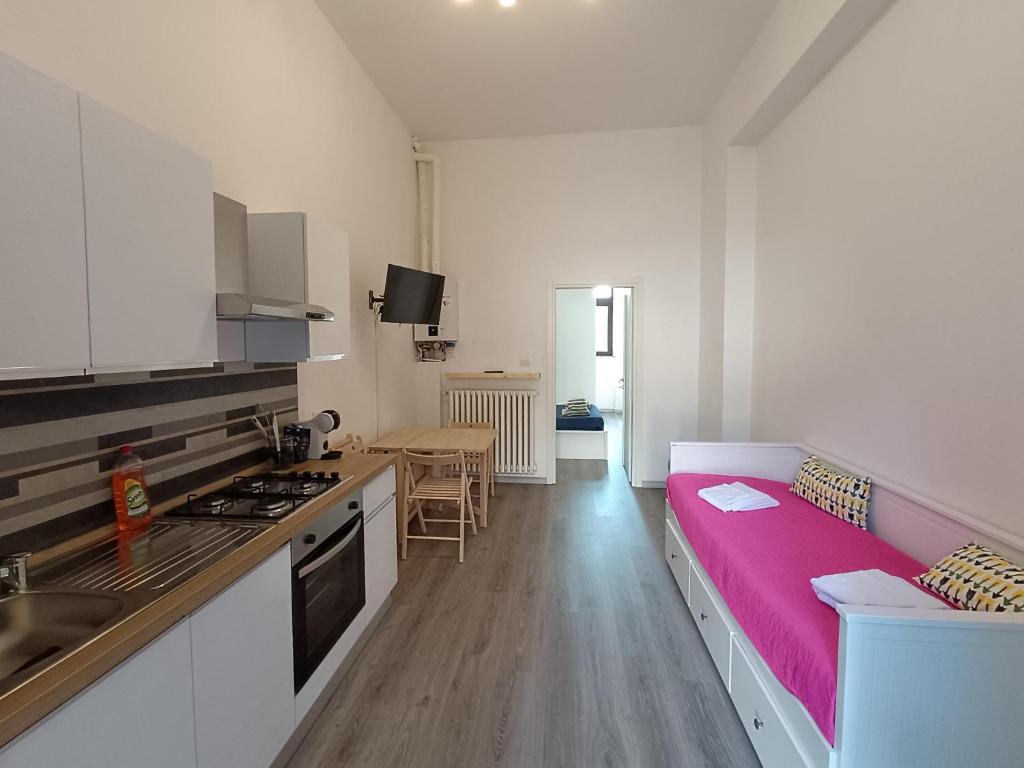 Kuchyň nebo kuchyňský kout v ubytování La casa di Simo