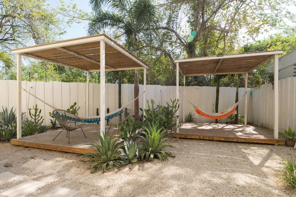 Zahrada ubytování BOHO Tamarindo