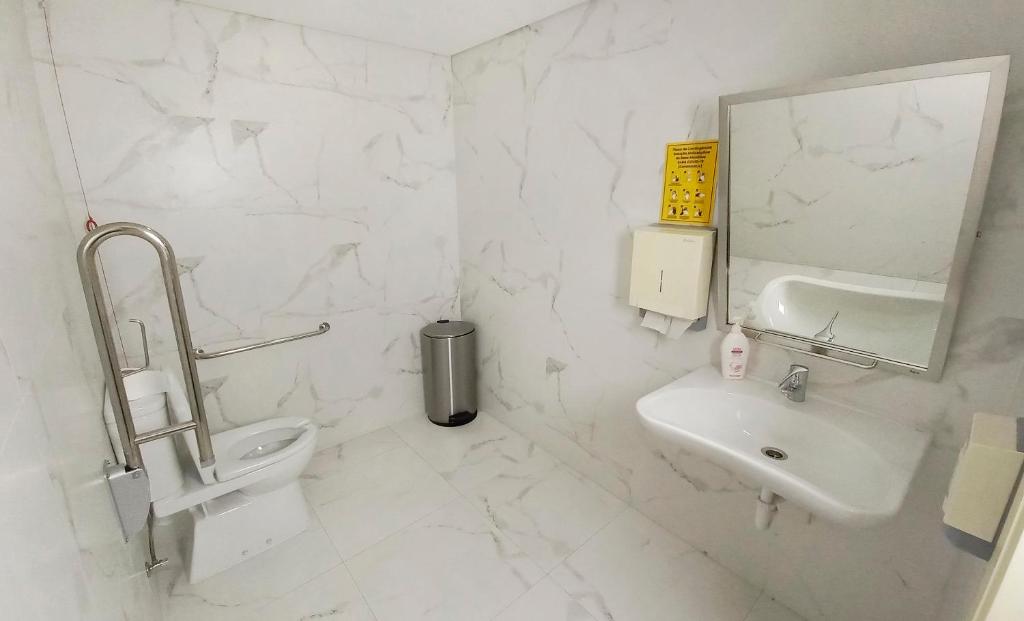 Koupelna v ubytování Hotel Joao XXI