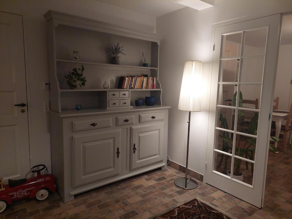 Knihovna v apartmánu