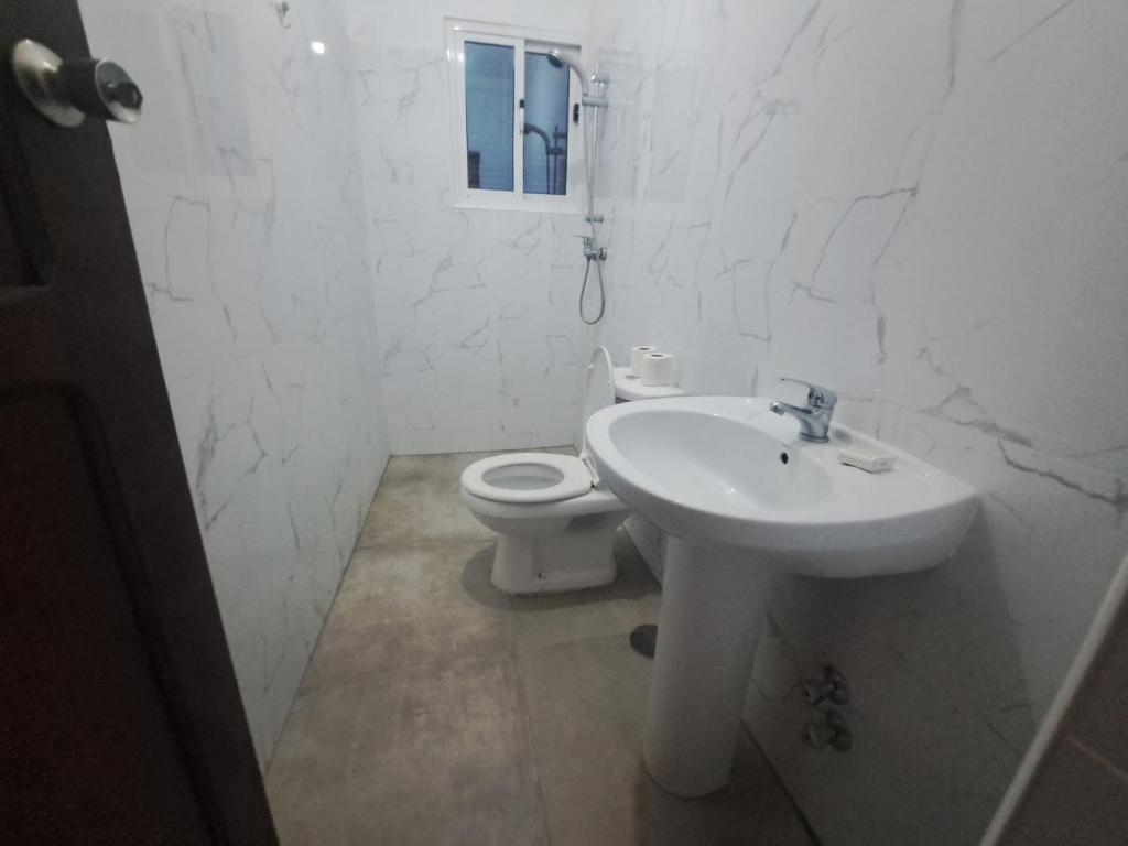 Koupelna v ubytování Barros Homestay