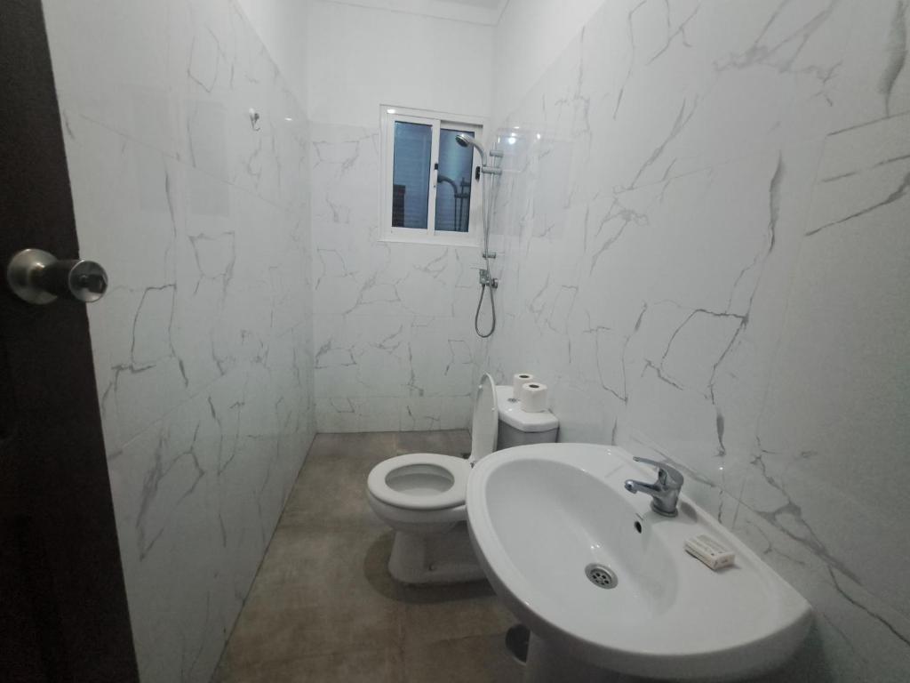 Koupelna v ubytování Barros Homestay
