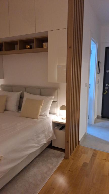 Postel nebo postele na pokoji v ubytování Apartman Aleksandra Vrnjacka Banja