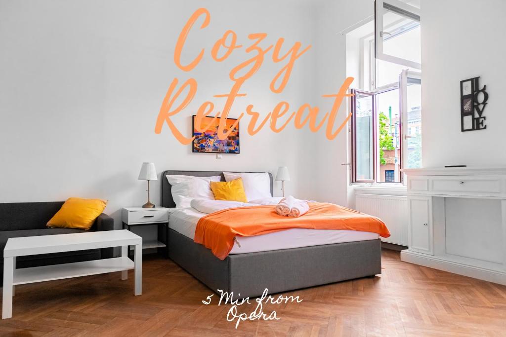 Postel nebo postele na pokoji v ubytování Cozy 2BR Apt with TV & Netflix, Steps from AKH