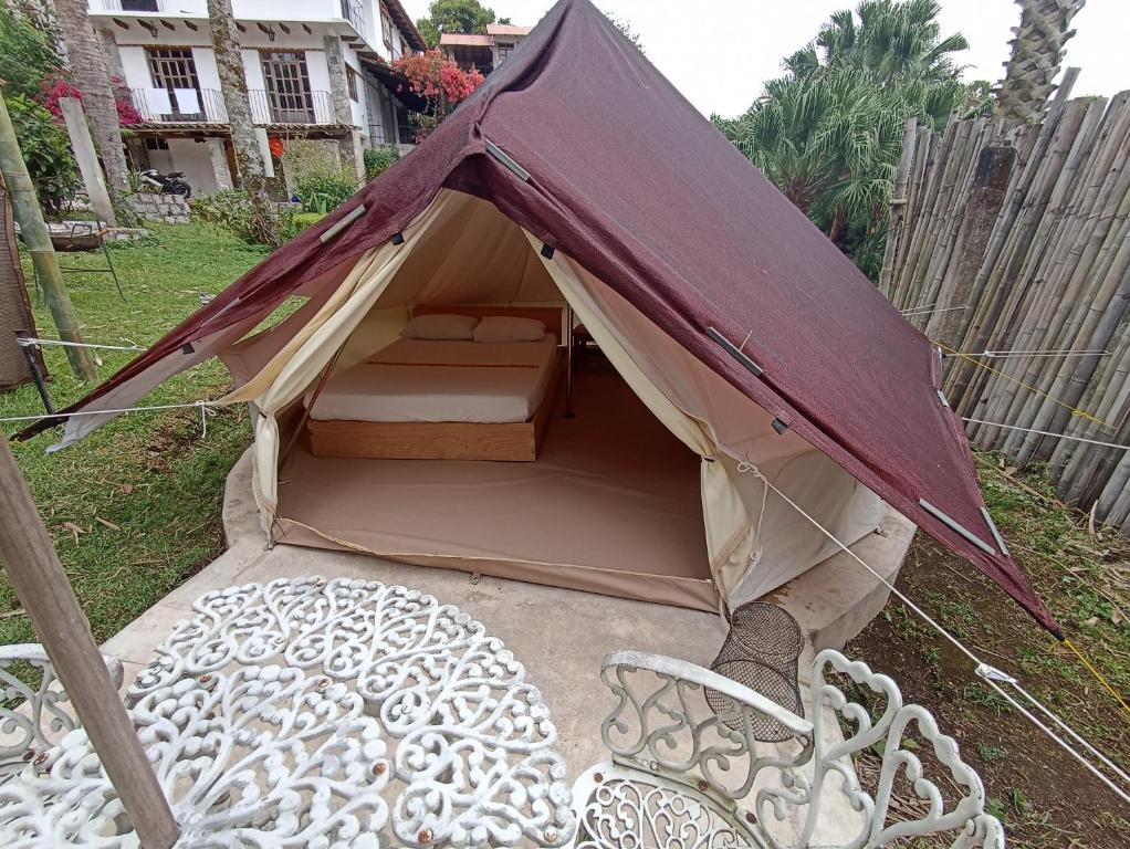Zahrada ubytování Glamping Campamento Cuetzalan