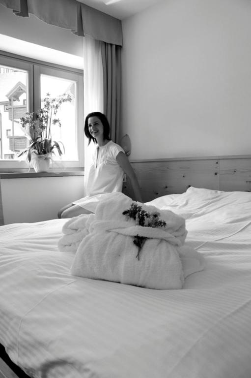 Postel nebo postele na pokoji v ubytování Hotel Fantelli