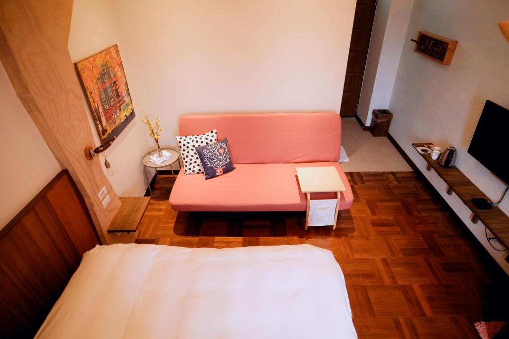 TV a/nebo společenská místnost v ubytování Yun Tien Feng Chuan B&B